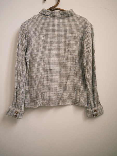 CAROLINE CHECKERED COTTON KURTA image 1 of 0
