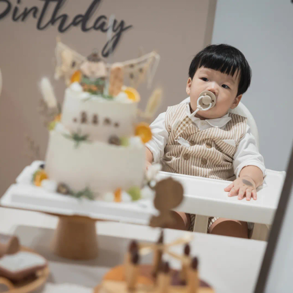 抓週派對小紳士條紋套裝 image 1 of 0