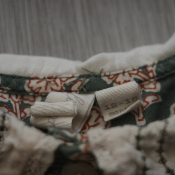 Organic Emilie Smocked Romper image 1 of 0
