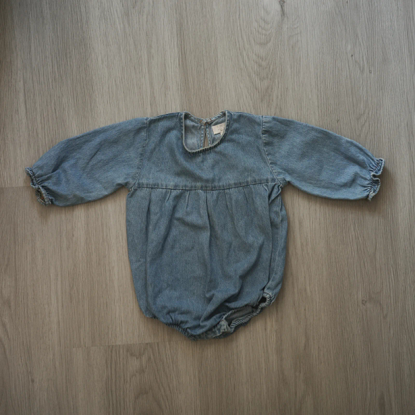 The Denim Romper image 1 of 0
