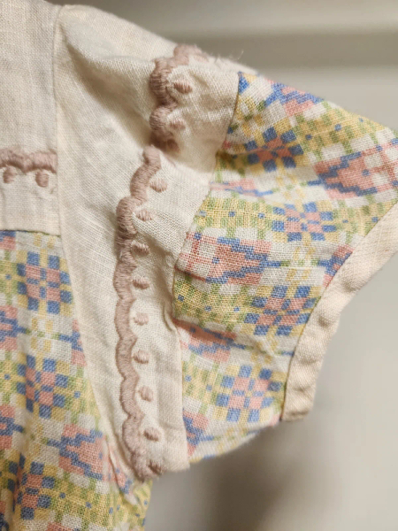 短袖刺繡洋裝 image 1 of 0
