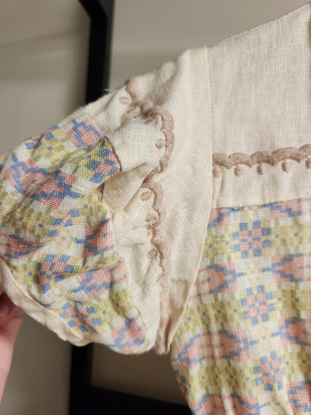 短袖刺繡洋裝 image 1 of 0