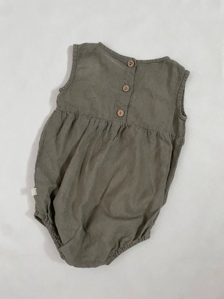 Romper Eli 亞麻刺繡包屁衣 98-104 image 1 of 0