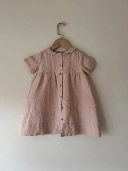 亞麻狐狸刺繡洋裝 image 1 of 0