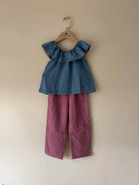 Ril pants-lotus checkered image 1 of 0