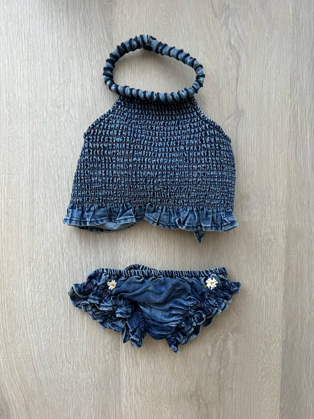 Swim Set in Denim  image 1 of 0