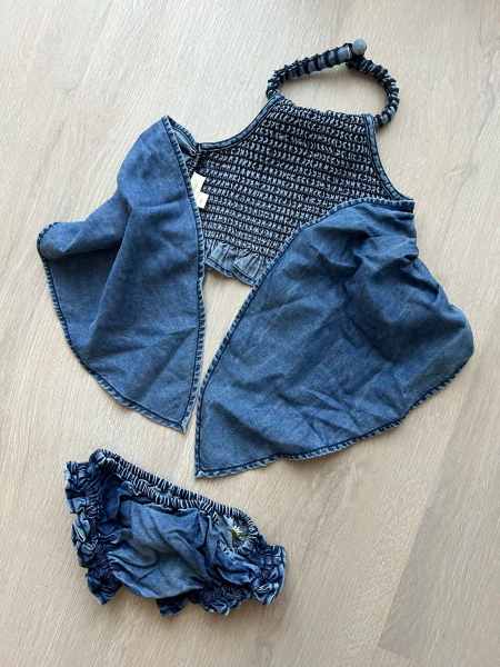 Swim Set in Denim  image 1 of 0
