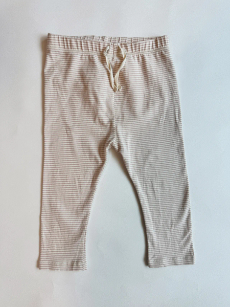 寶寶有機棉Leggings - Faded Pink/Cream image 1 of 0