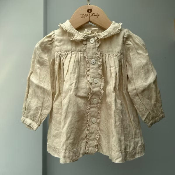 英國Little Cotton Clothes  花邊襯衫上衣 image 1 of 0
