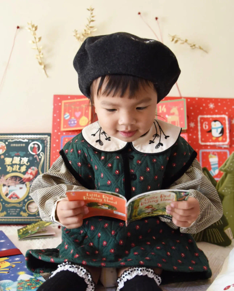 Black gingham blouse with baby collar image 1 of 0