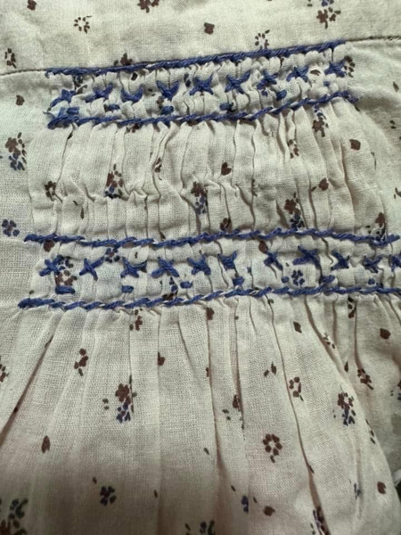 Bonpoint 可愛刺繡 棉紗綁帶背心 18m image 1 of 0
