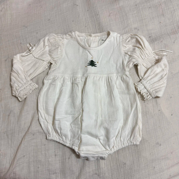 米白聖誕樹包屁衣 image 1 of 0