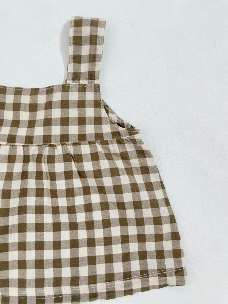 Olive Gingham Dolce Top image 1 of 0