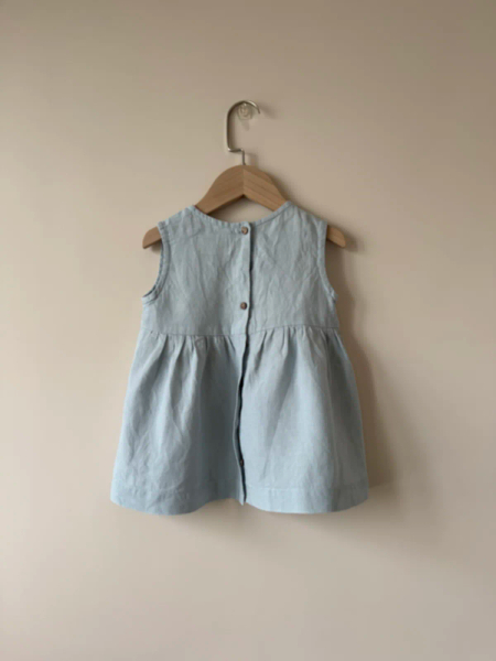 巴黎鐵塔刺繡淺藍上衣 image 1 of 0
