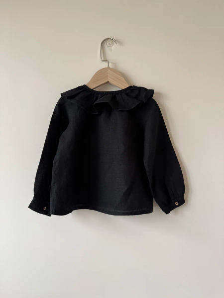 蒲公英刺繡黑色上衣 image 1 of 0