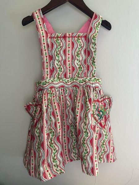 Cath Kidston pinafore 輕絨刺繡背心洋裝 1-2y image 1 of 0