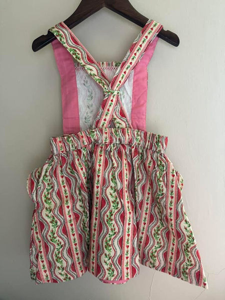Cath Kidston pinafore 輕絨刺繡背心洋裝 1-2y image 1 of 0