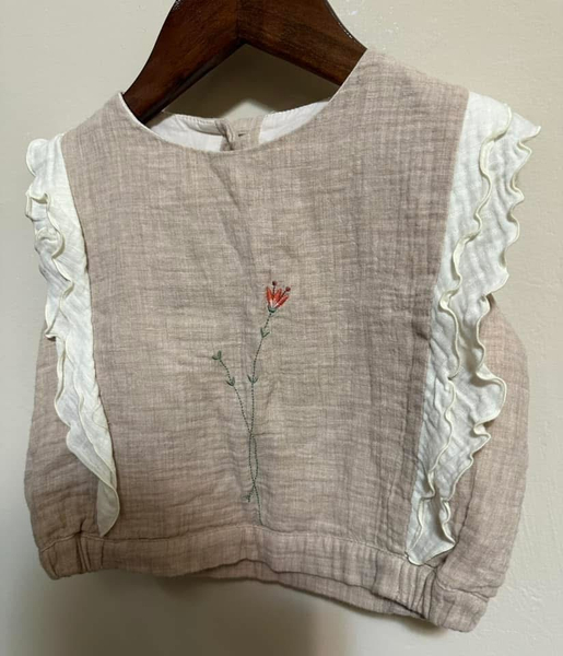 Popelin 刺繡上衣 7Y (2Y可開始穿） image 1 of 0