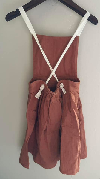Liilu 磚紅吊帶裙 2Y 近新 版大 image 1 of 0