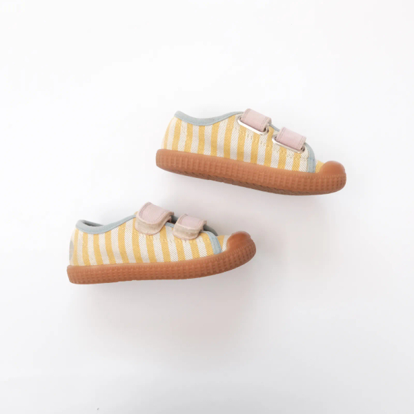LONSDALE YELLOW STRIPES BLUE PINK LATEX SOLE image 1 of 0