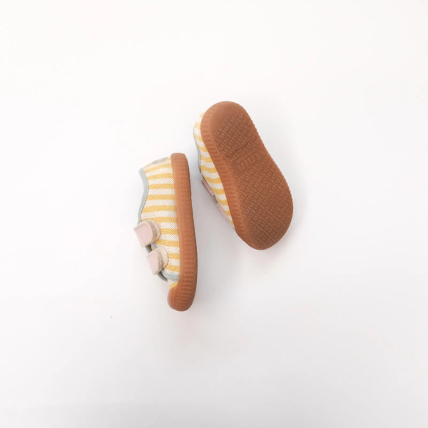 LONSDALE YELLOW STRIPES BLUE PINK LATEX SOLE image 1 of 0