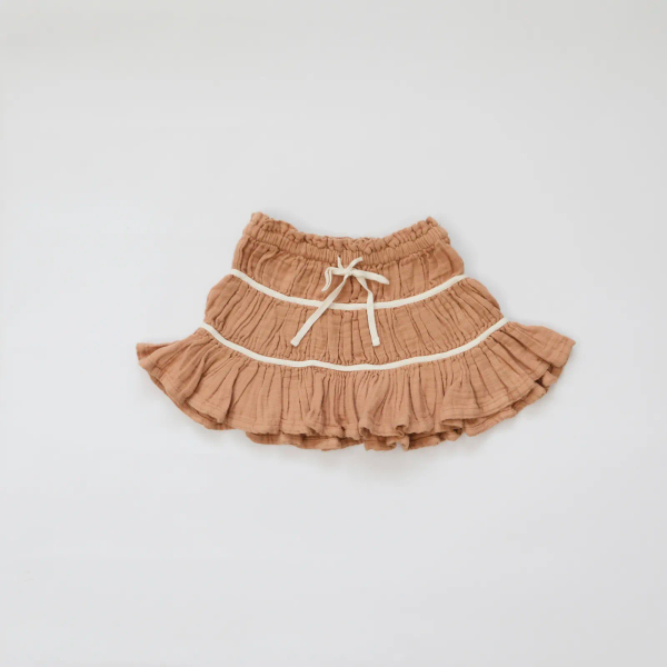 Loro Skirt 棉紗蛋糕裙 (Toast) image 1 of 0