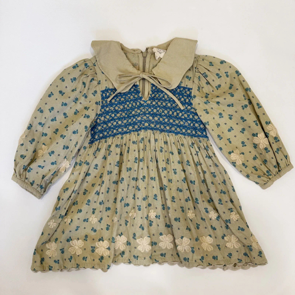 Ethel smock dress - Pansy Garden Willow image 1 of 0