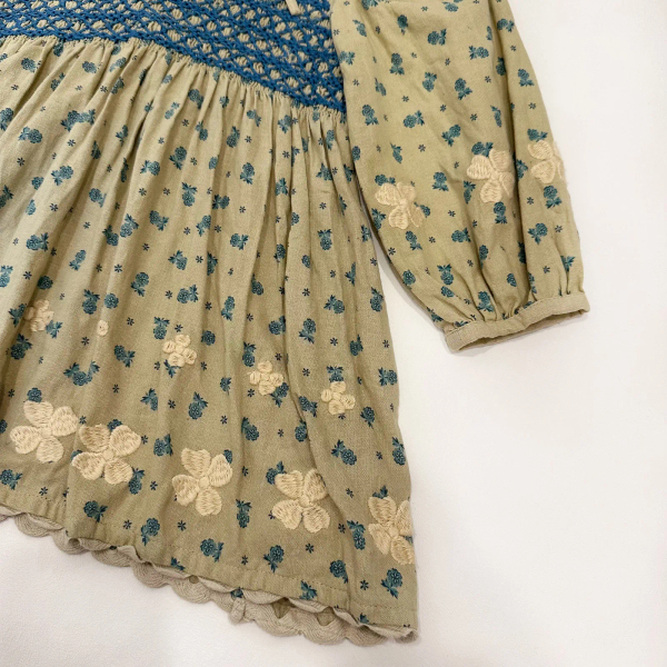 Ethel smock dress - Pansy Garden Willow image 1 of 0