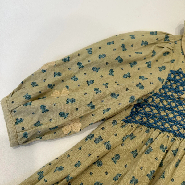Ethel smock dress - Pansy Garden Willow image 1 of 0