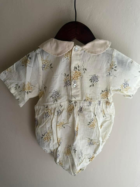 日本品牌 Tete a tete 花草清新米色包屁衣 70cm image 1 of 0