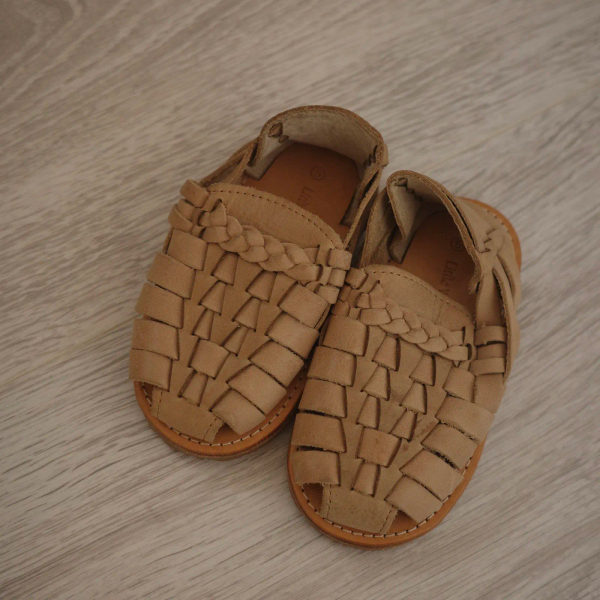 Sol Leather Huarache Sandals沙色編織涼鞋 image 1 of 0