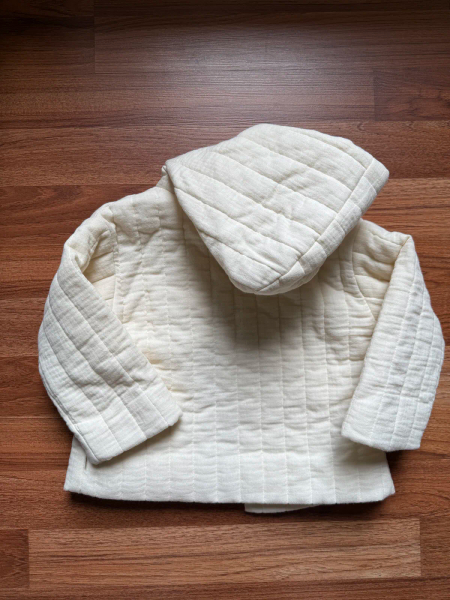 絎縫連帽排釦夾克 image 1 of 0
