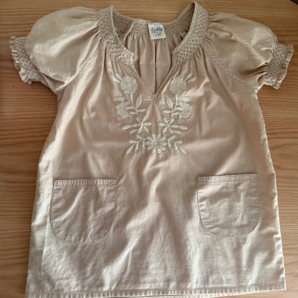 刺繡縮口洋裝 image 1 of 0
