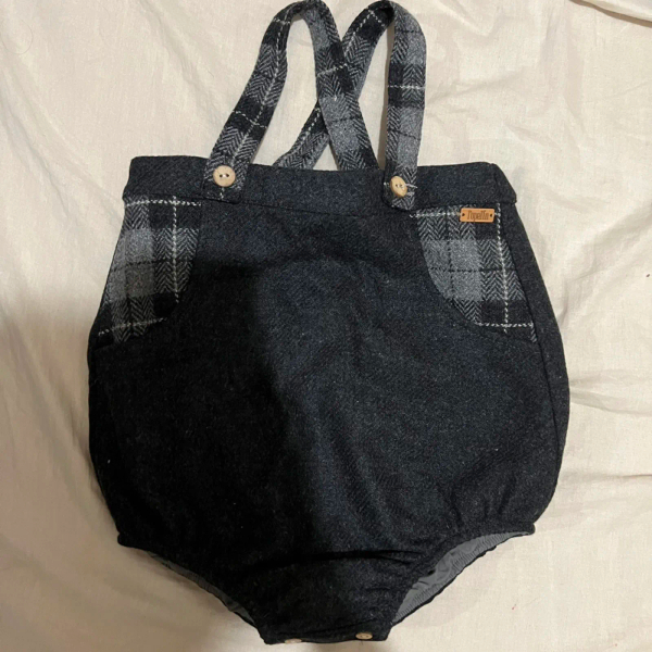 羊毛吊帶褲 image 1 of 0