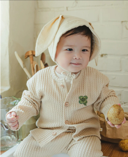兔兔造型帽子- 奶油色 image 1 of 0