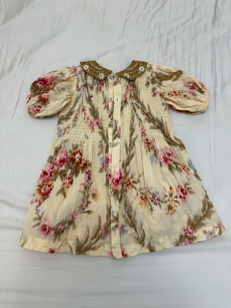 暈染刺繡領洋裝(含髮夾)  image 1 of 0