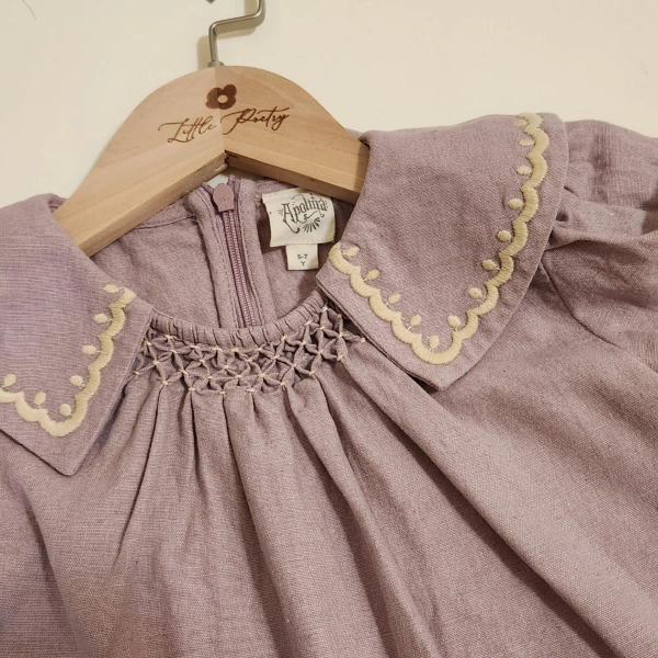 紫色刺繡上衣 image 1 of 0