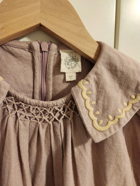 紫色刺繡上衣 image 1 of 0