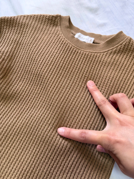  鬆餅格紋上衣  image 1 of 0