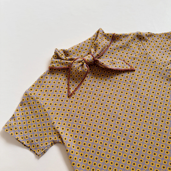 Scout Tee in Pewter Flower Dot image 1 of 0