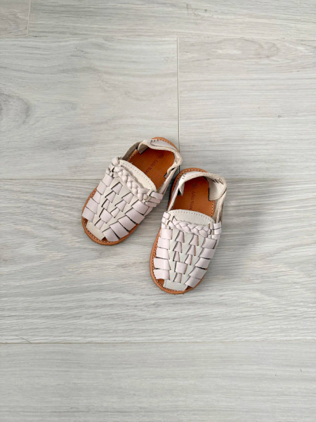 Sol Leather Huarache Sandals - coconut image 1 of 0