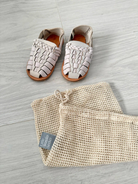 Sol Leather Huarache Sandals - coconut image 1 of 0