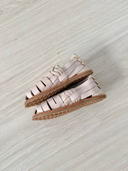 Sol Leather Huarache Sandals - coconut image 1 of 0
