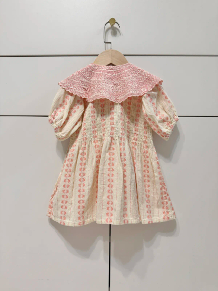 粉白刺繍提花上衣 image 1 of 0