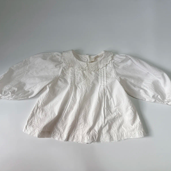 Embroidered Wendy Blouse - Off White image 1 of 0