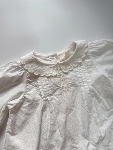 Embroidered Wendy Blouse - Off White image 1 of 0