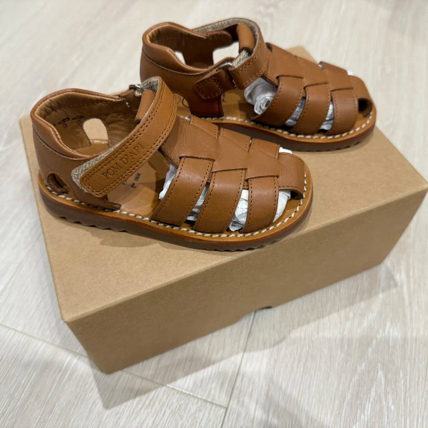 Pom d'Api - Waff 魔鬼氈涼鞋- Camel/Semelle Gum image 1 of 0