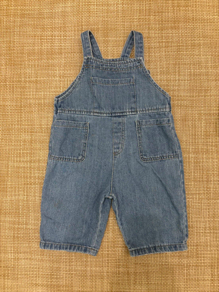 牛仔吊帶褲 image 1 of 0