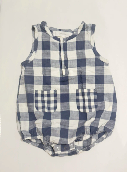 薄無袖包屁衣 French Blue image 1 of 0