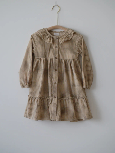 格紋長洋裝 image 1 of 0